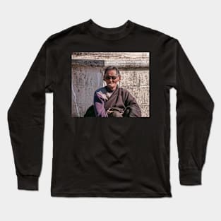 Beggar, Lhasa, Tibet Long Sleeve T-Shirt